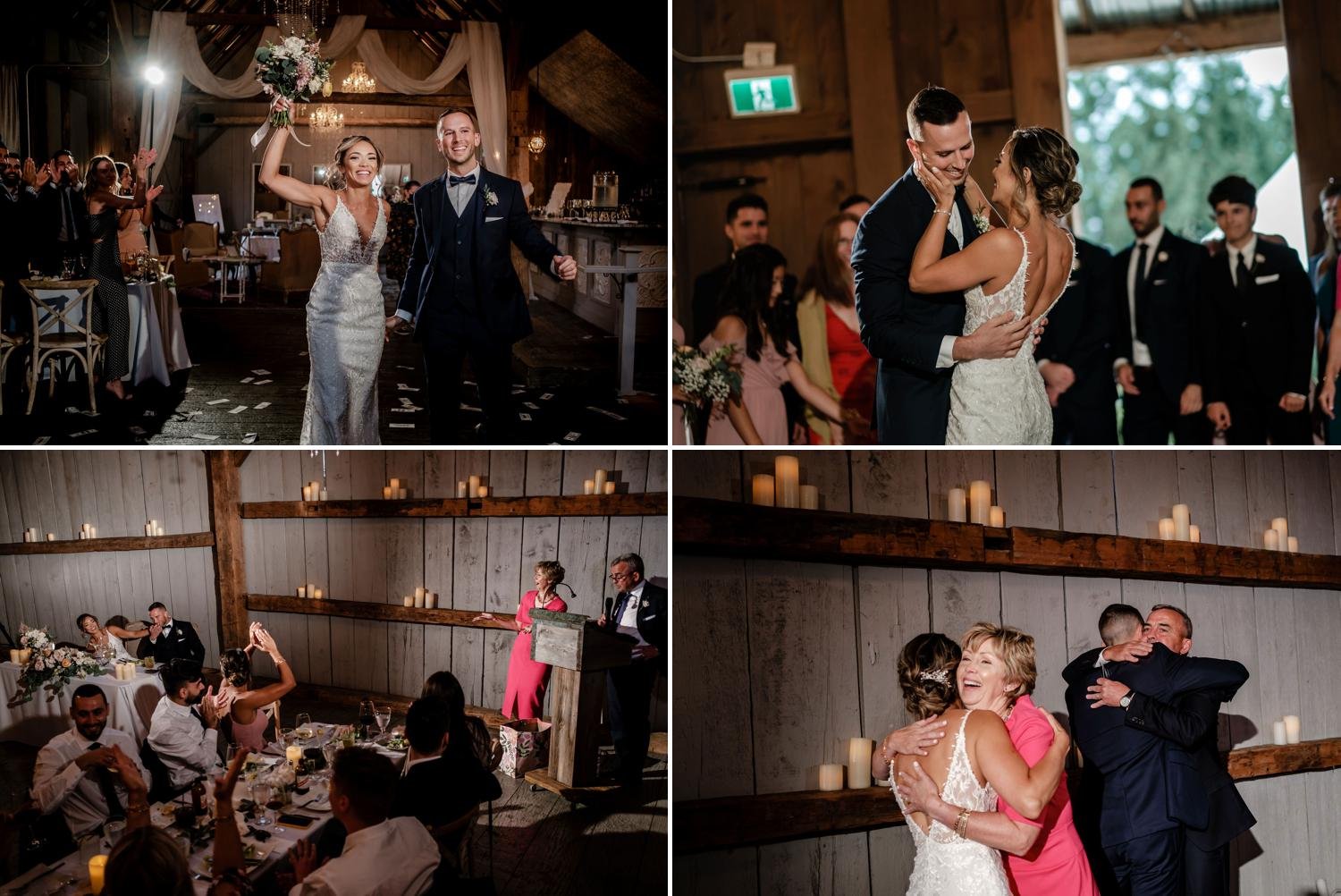 photos of an evermore wedding reception