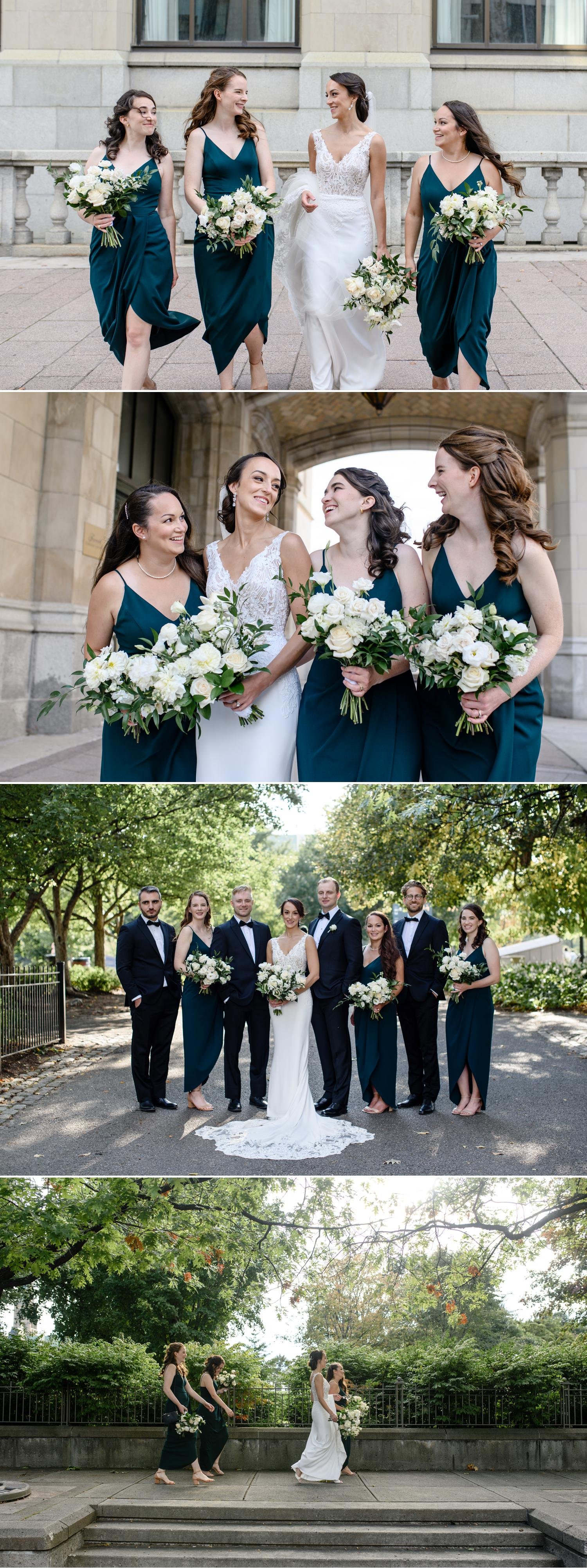wedding party photographs in Downtown Ottawa