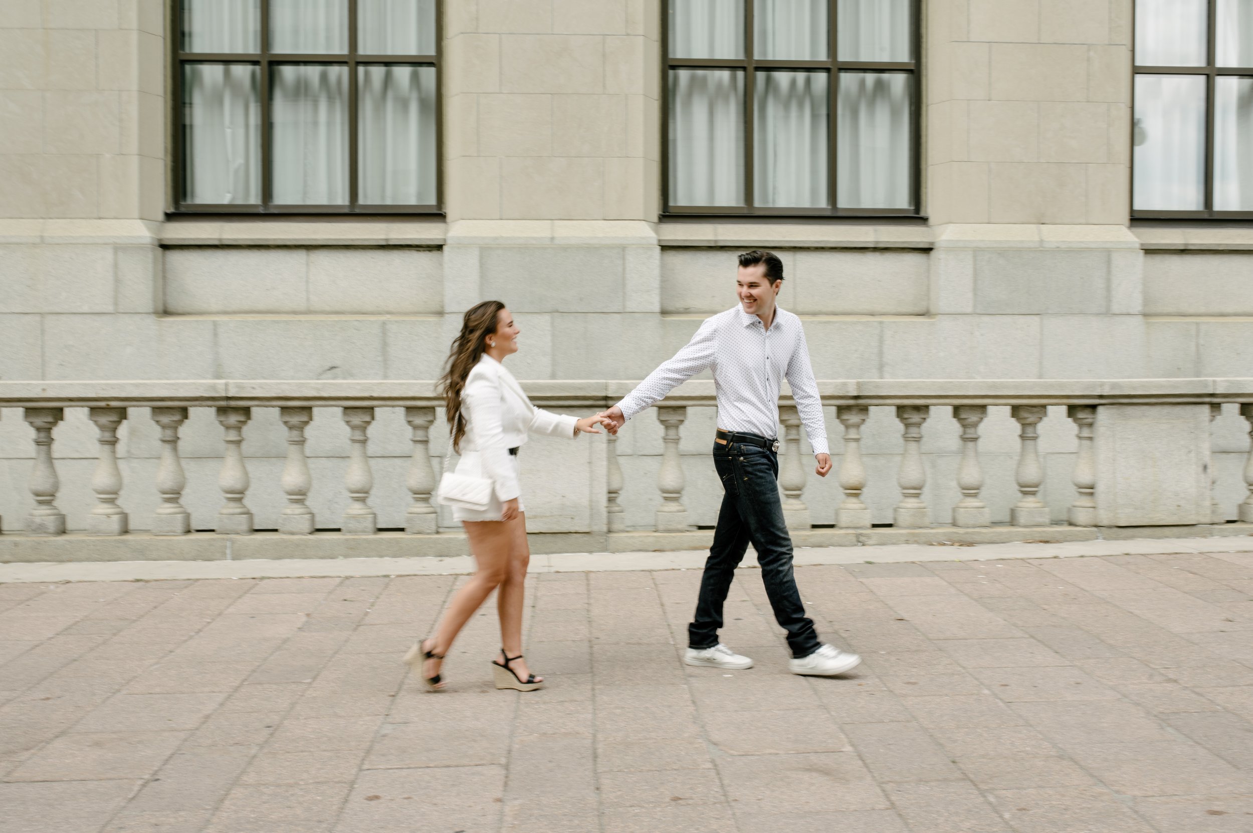 Engagement photograph in downtown ottawa (Copy)