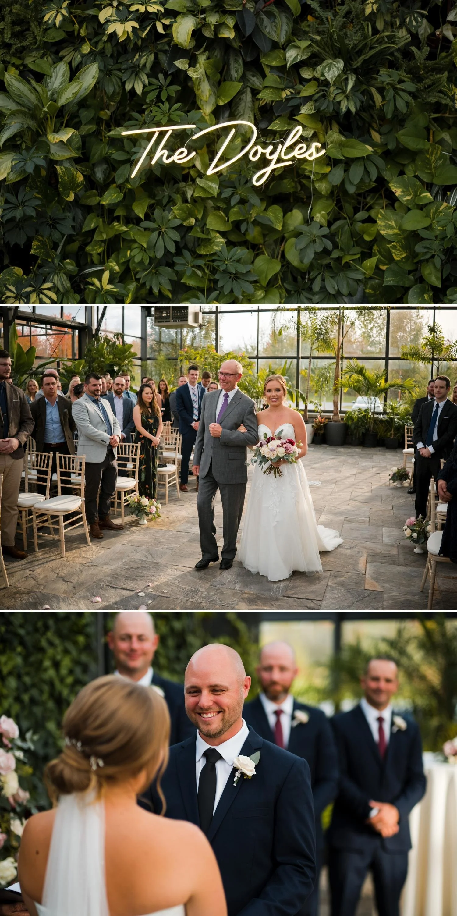 wedding ceremony at aquatopia