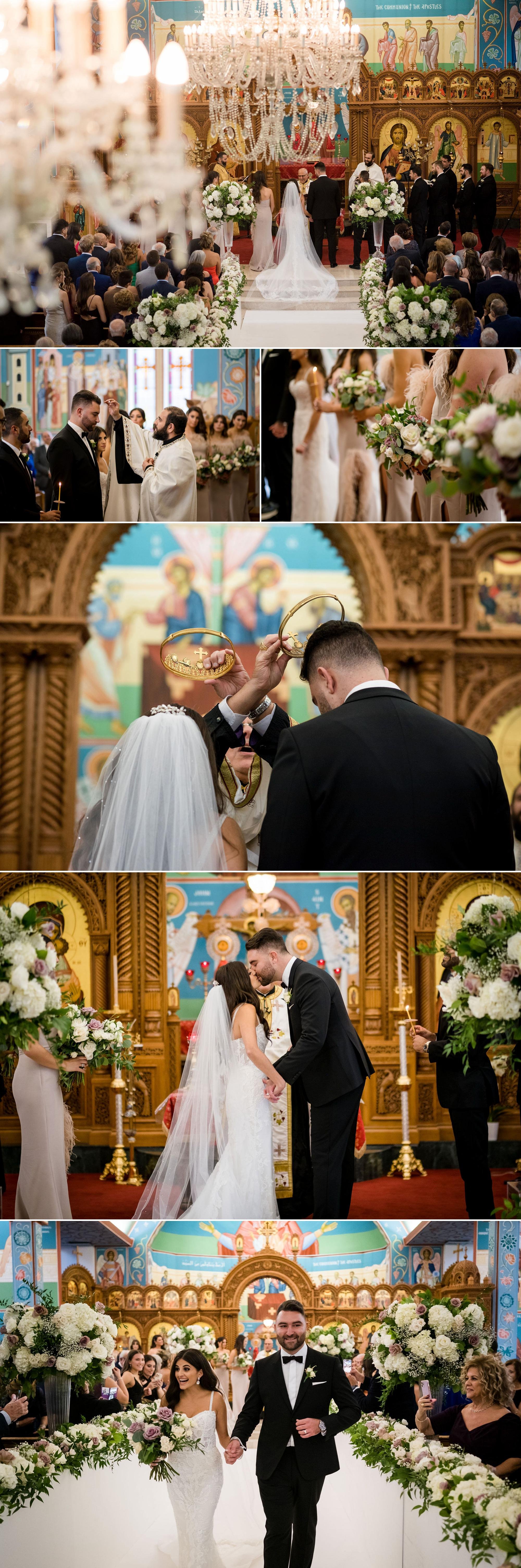 wedding photos from saint Elias church in ottawa