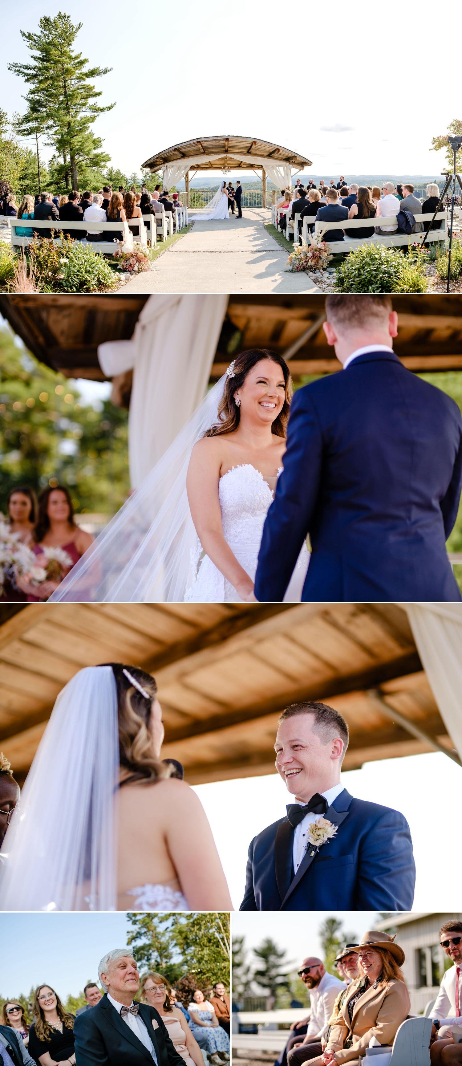 close ups of a bride and groom at le belvedere