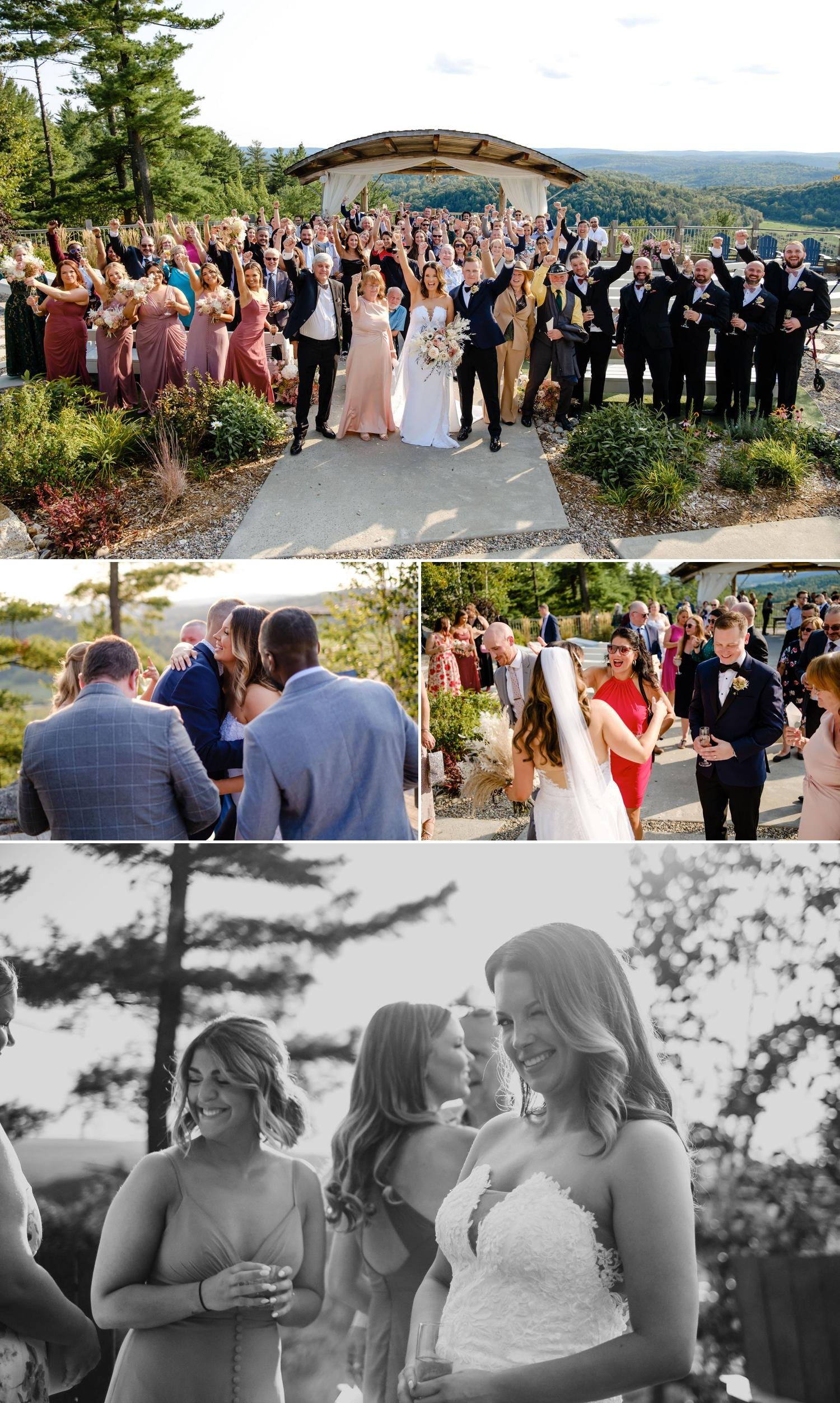 photographs from a le belvedere wedding