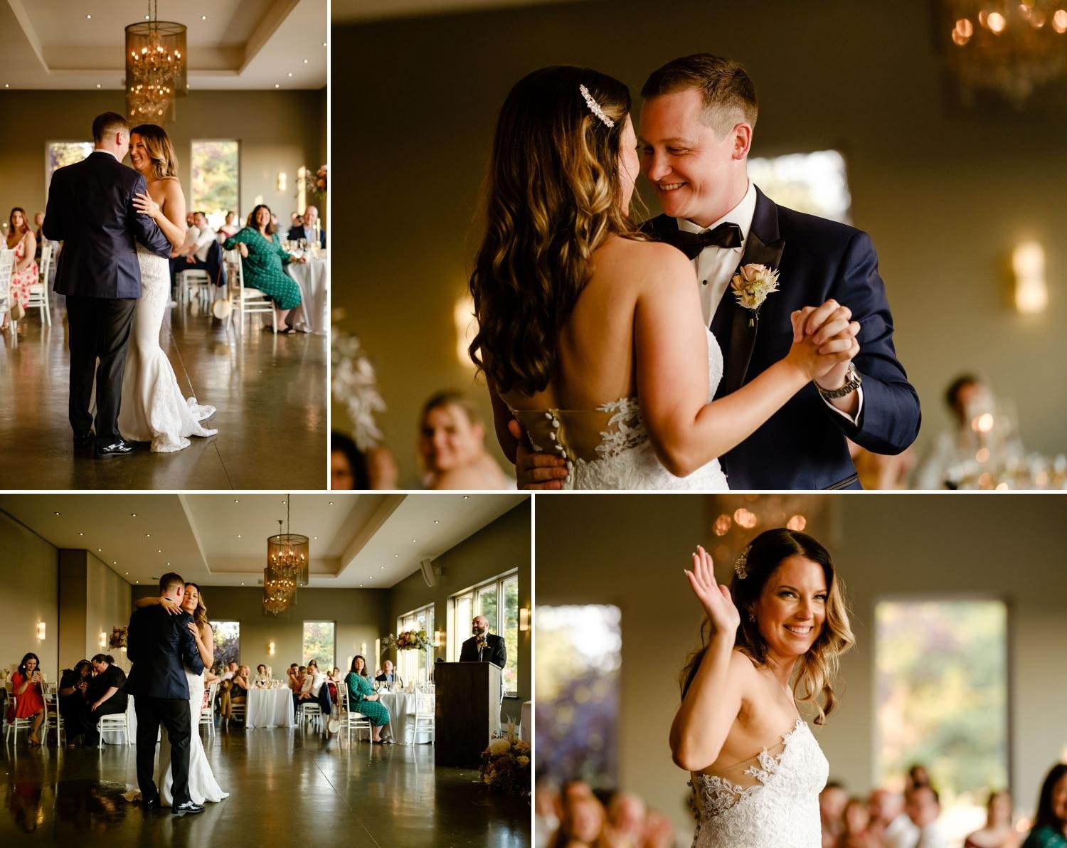 first dance photos from a le belvedere wedding