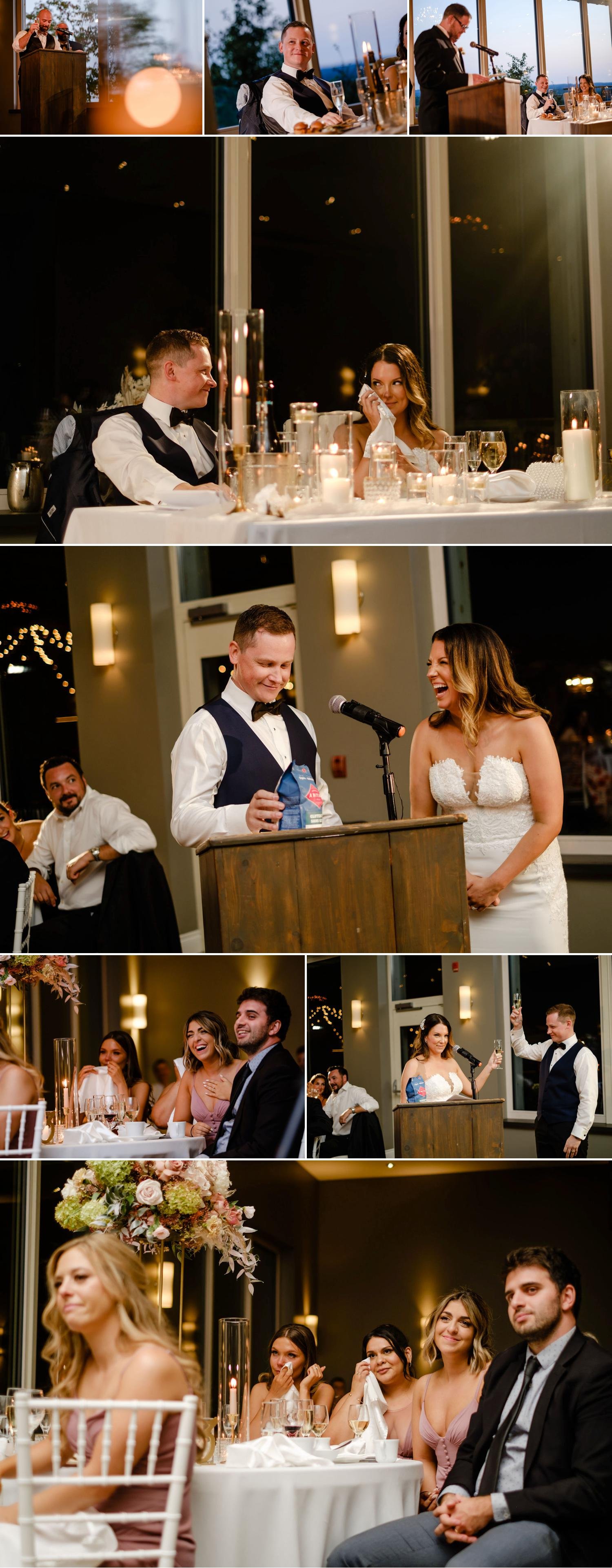 photos from a le belvedere wedding reception