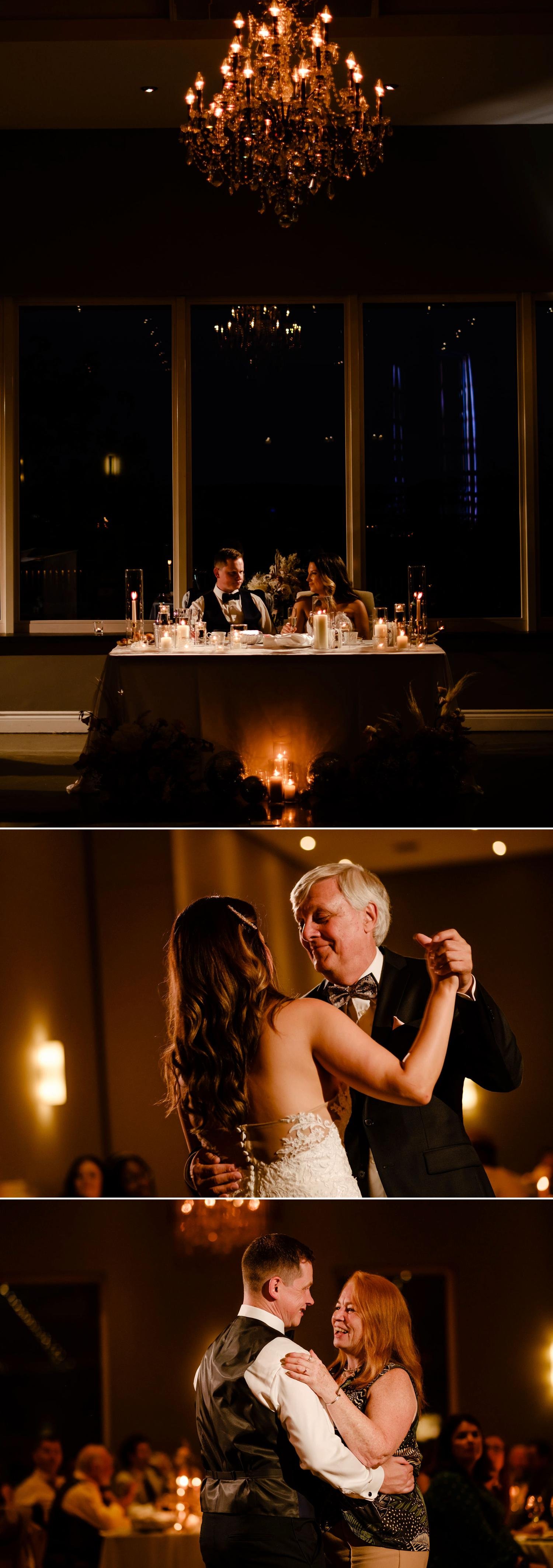 father-daughter and mother-son dance photos