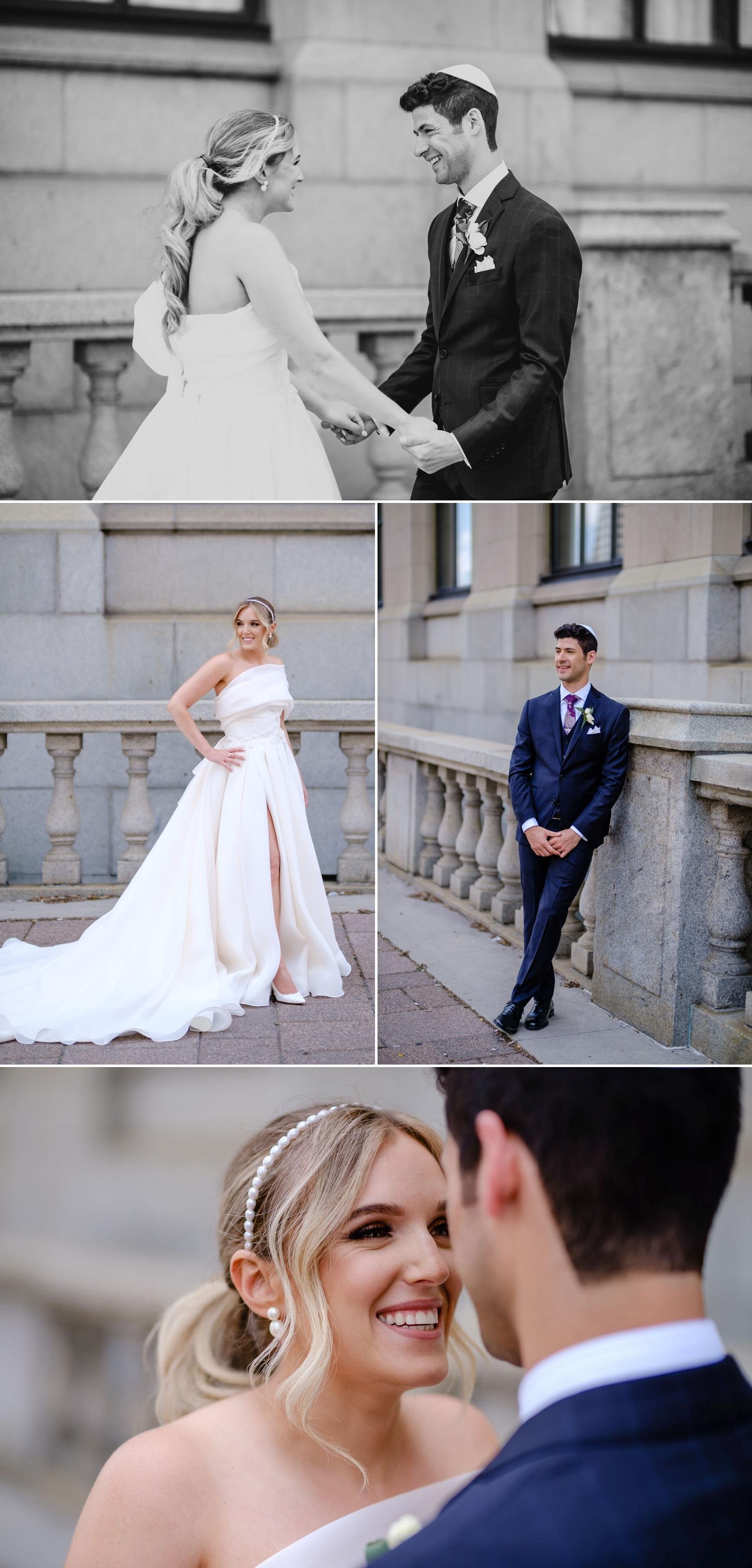 wedding day portraits in downtown ottawa