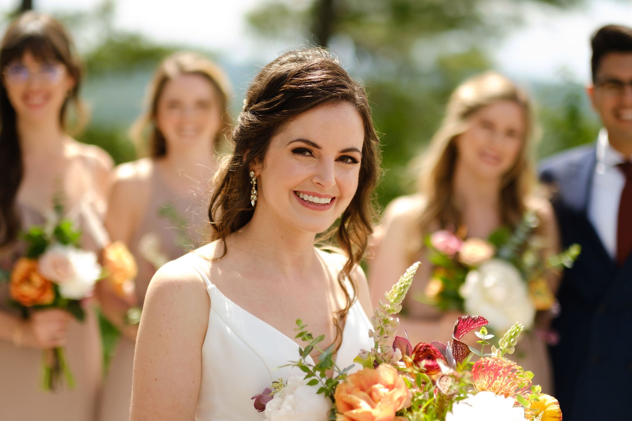  bridesmaids at le belvedere 