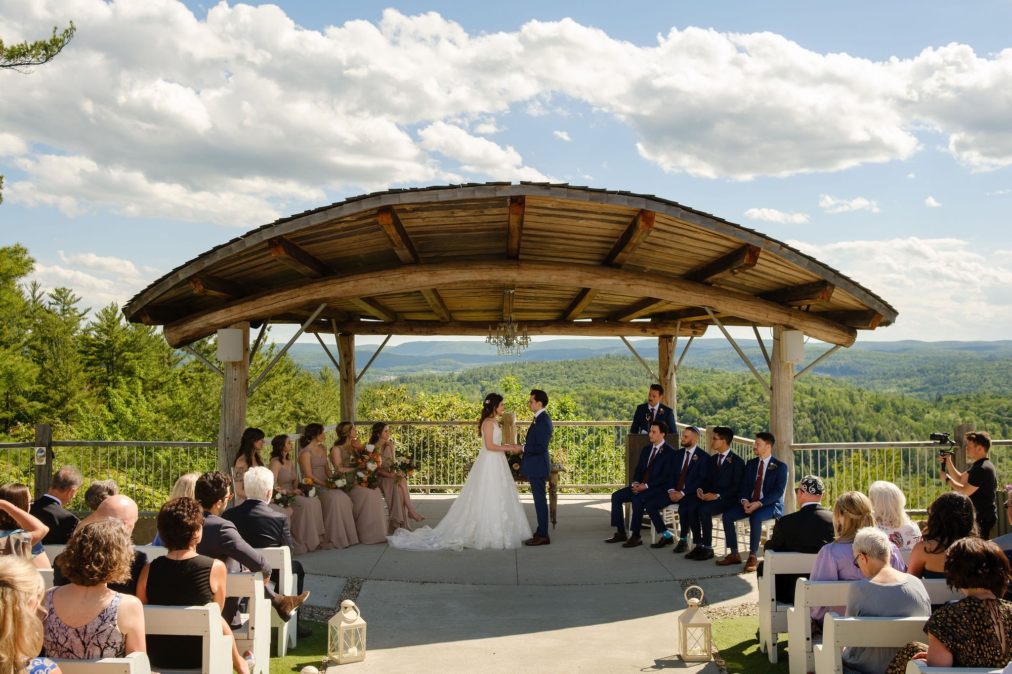  le belvedere wedding ceremony 