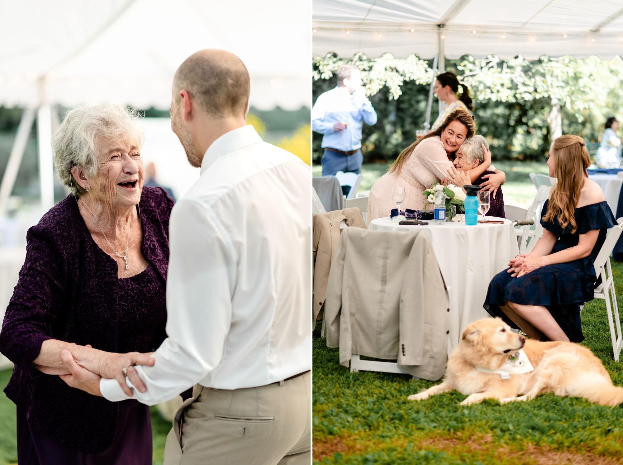 photographs from an outdoor wedding at rockcliffe park in ottawa