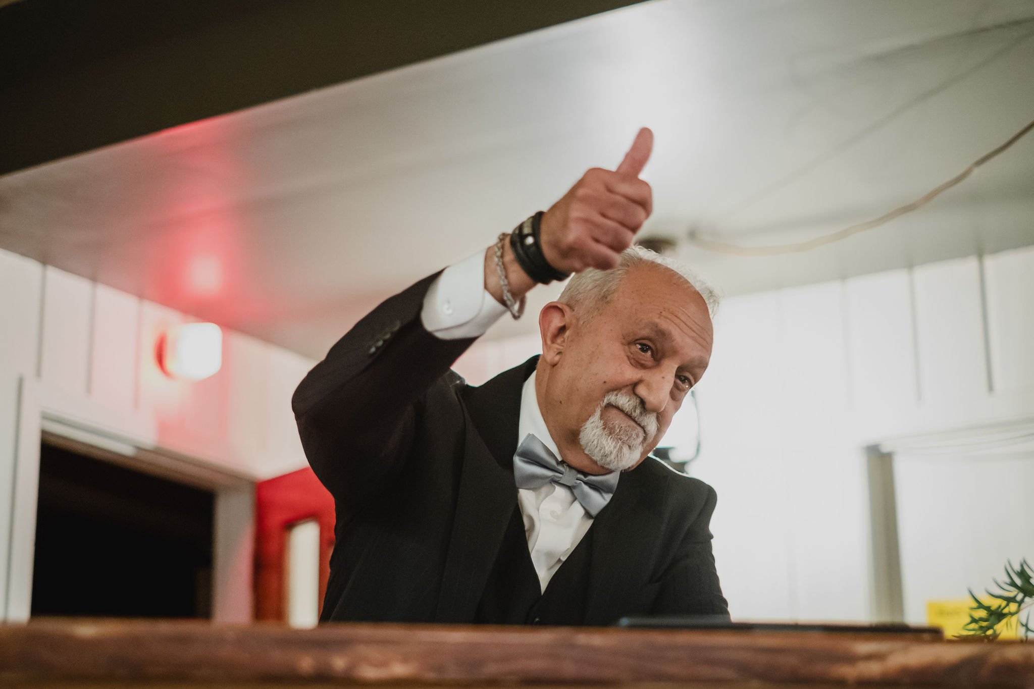 photograph from a wedding reception in mont Tremblant