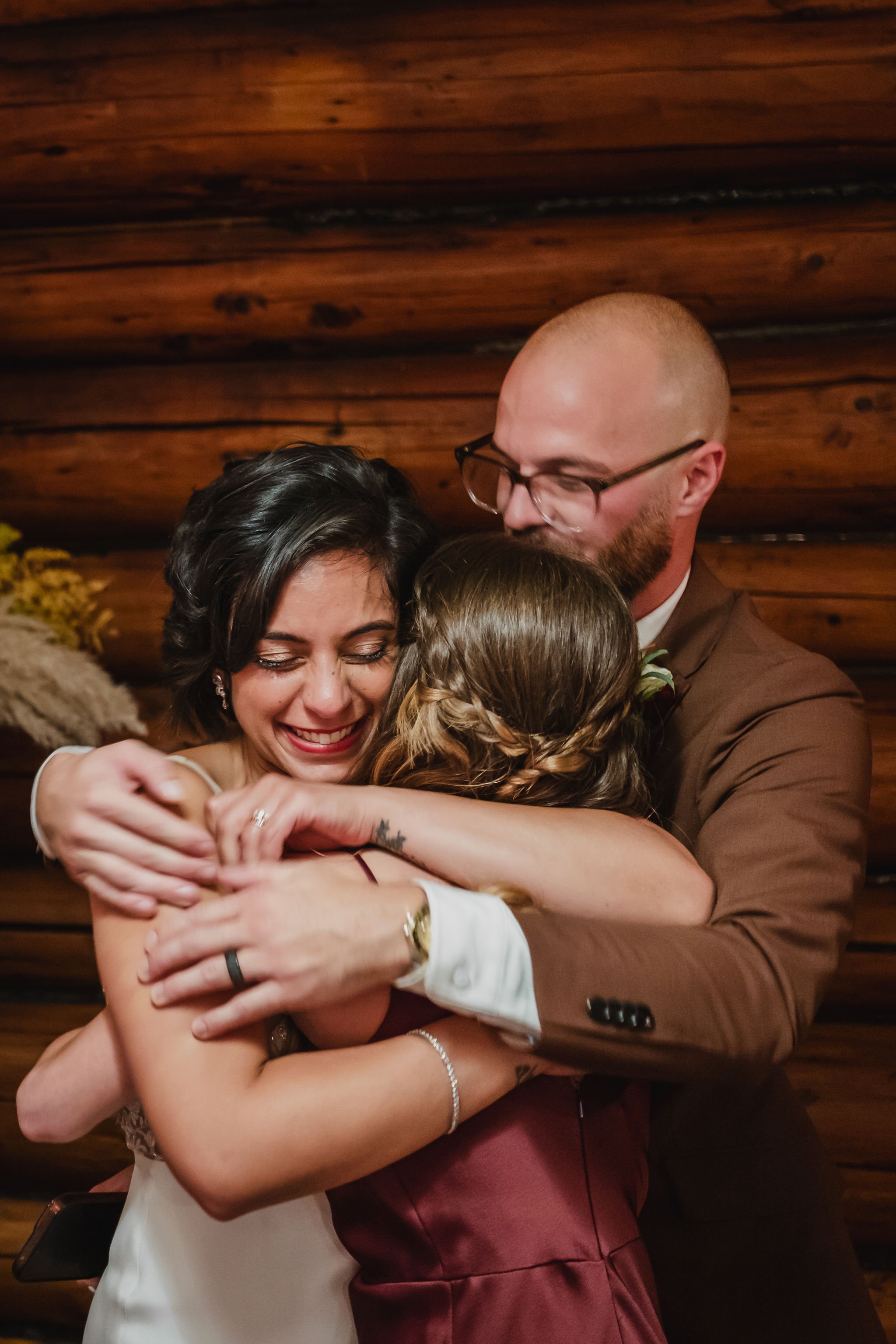 photograph from a wedding reception in mont Tremblant