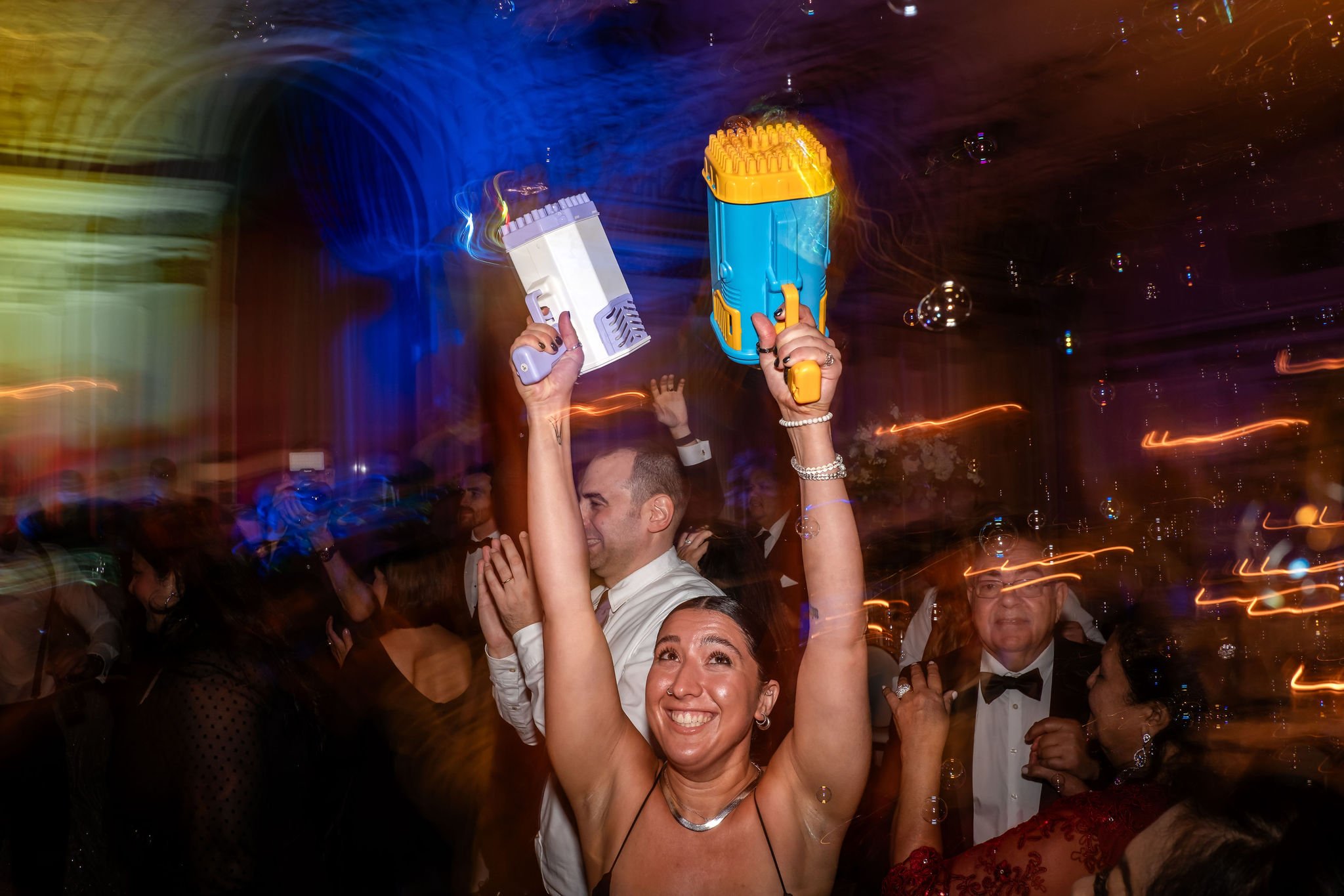 dance party at a wedding reception in the ball room of the chateau Laurier in ottawa