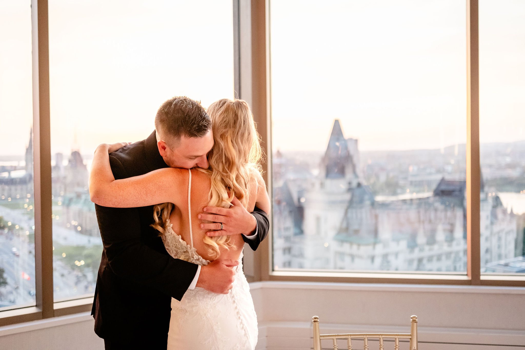 wedding reception photograph at venue twenty two at the Westin hotel in ottawa