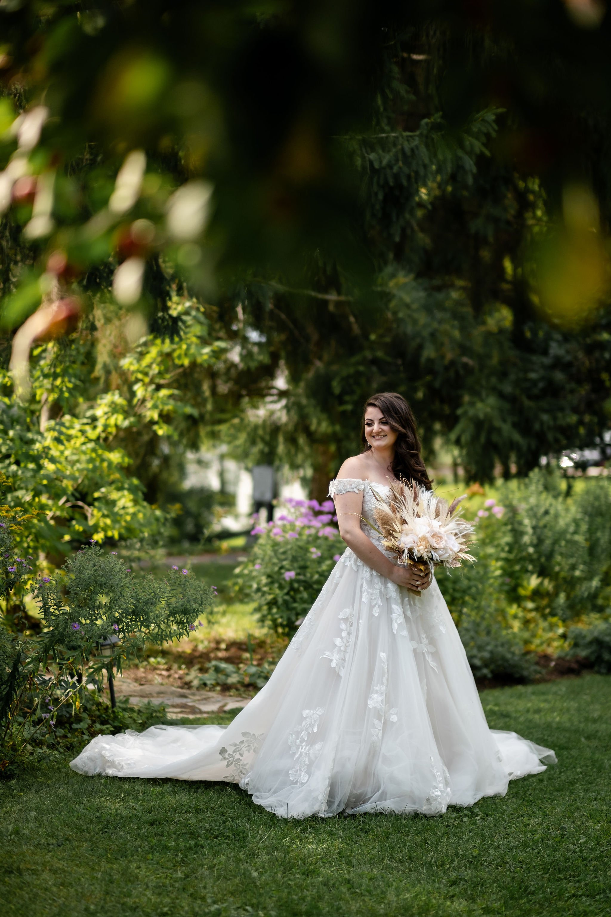 bridal portrait at strathmere