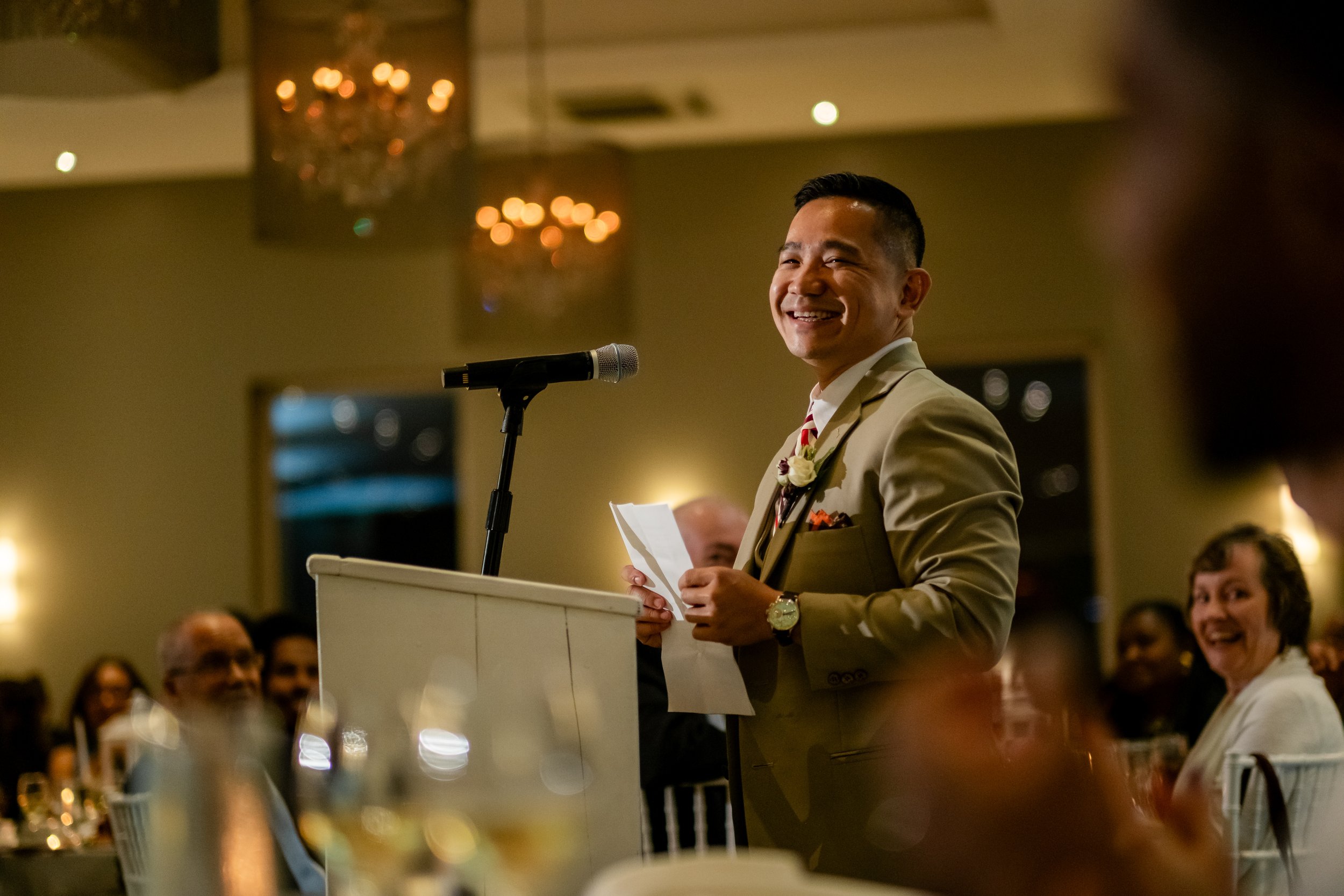 photograph from a wedding reception at le belvedere in Wakefield Quebec 