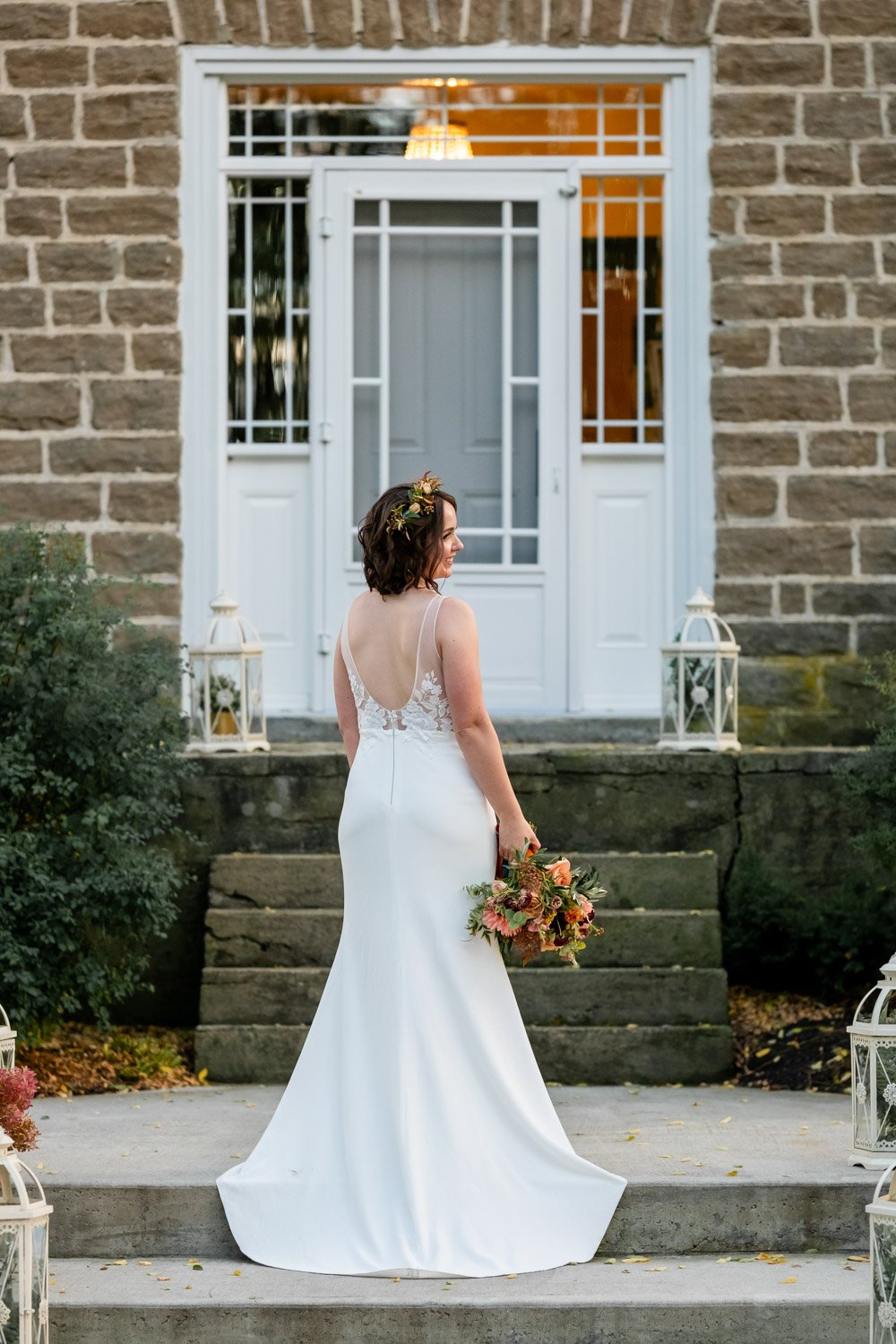 bridal portrait at stonefields