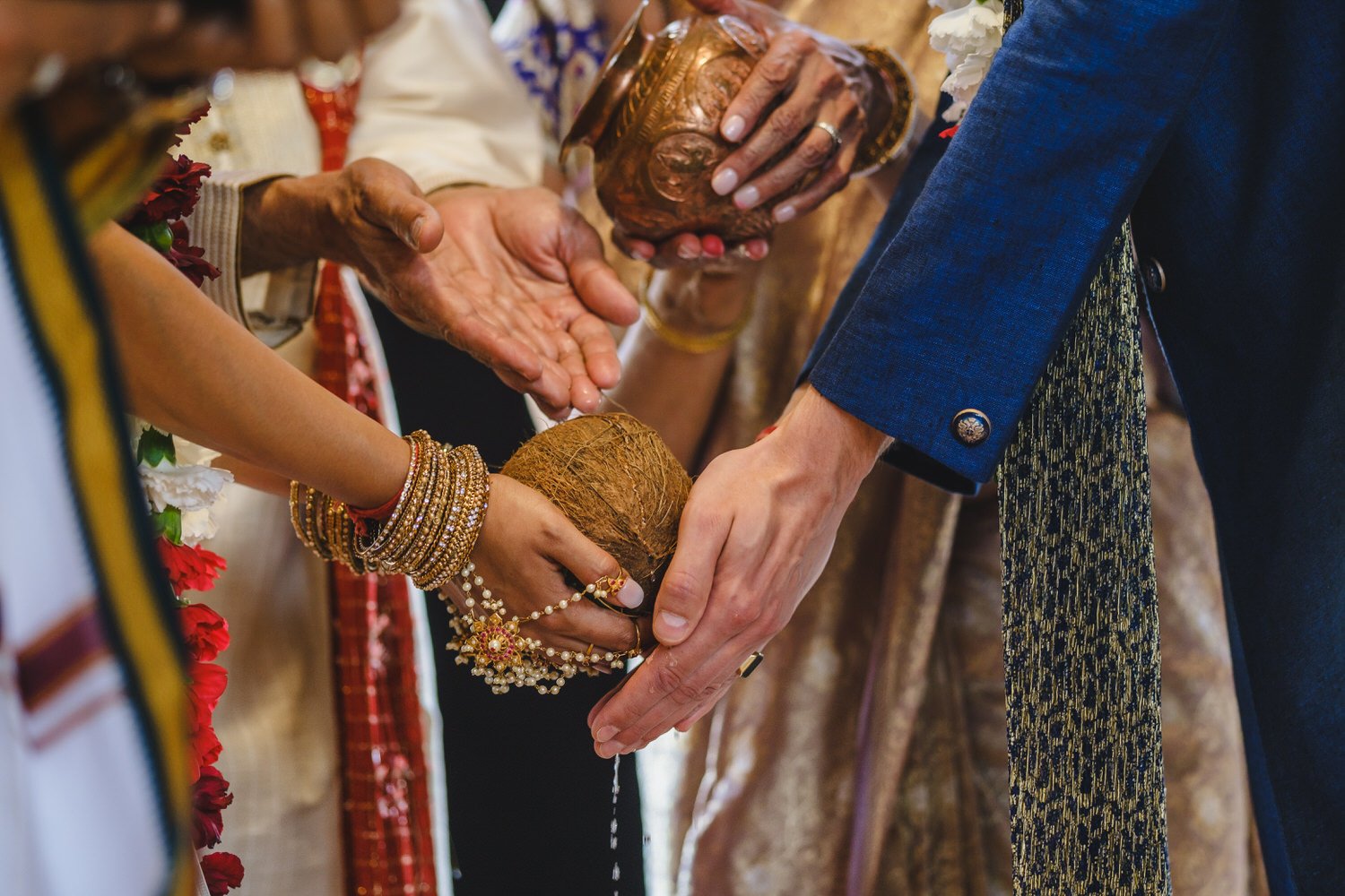 indian wedding ceremony at the horticulture building at Landsdowne park in ottawa