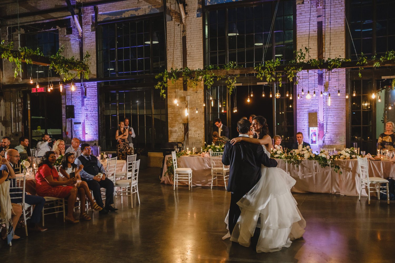 dancing photograph at a wedding reception at the horticulture building in ottawa