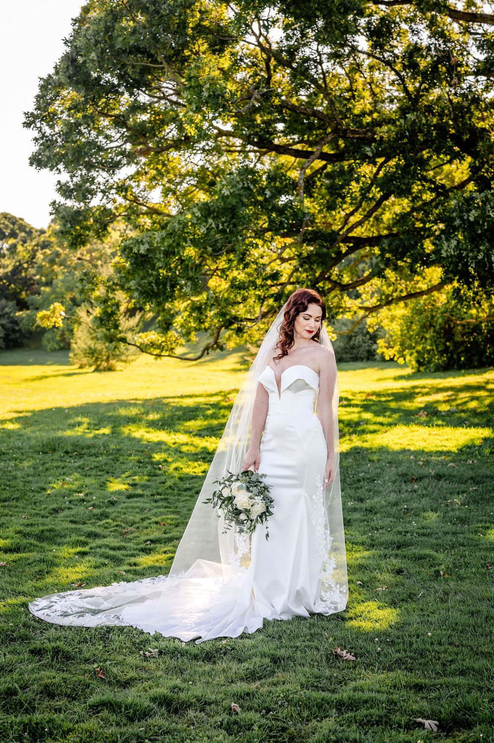 bridal portrait on a sunny day in ottawa