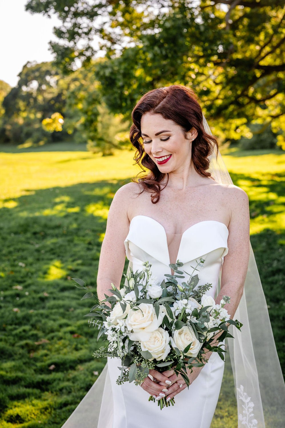 bridal portrait on a sunny day in ottawa