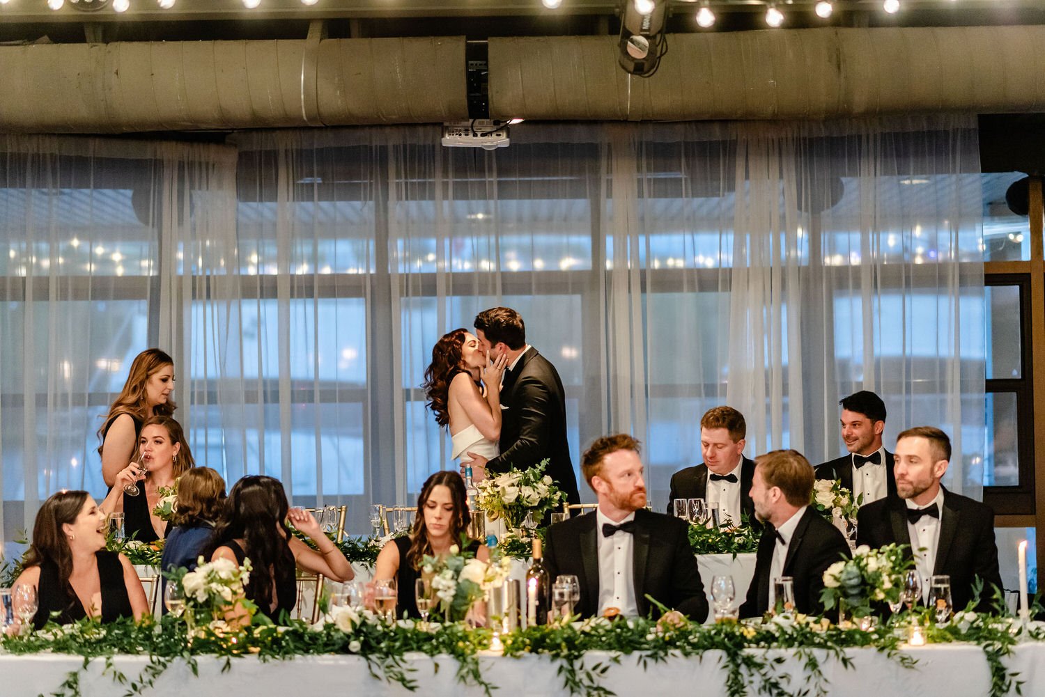 photograph from a wedding reception at Lago restaurant in ottawa