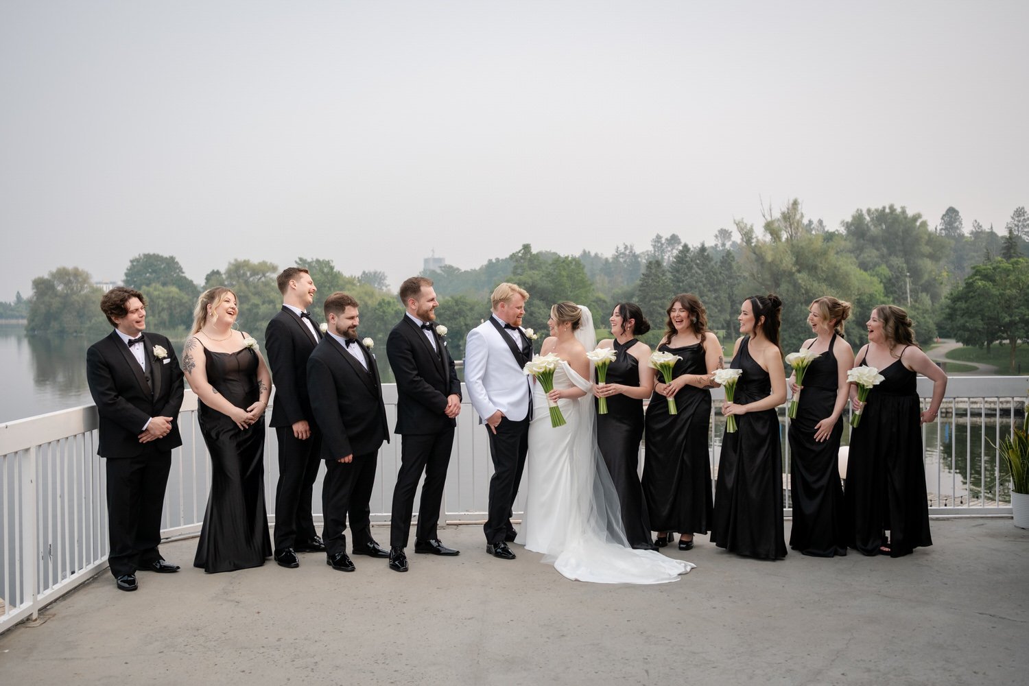Wedding photograph at Lago in Ottawa