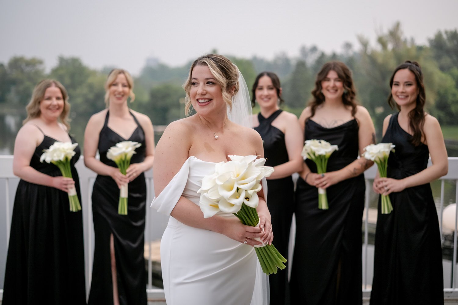 Wedding photograph at Lago in Ottawa