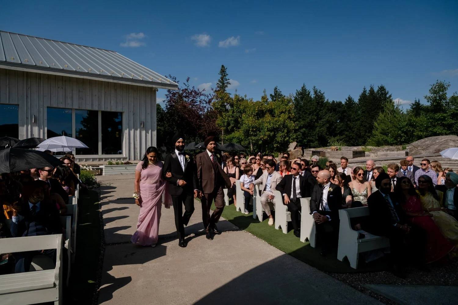 photo from a le belvedere wedding ceremony