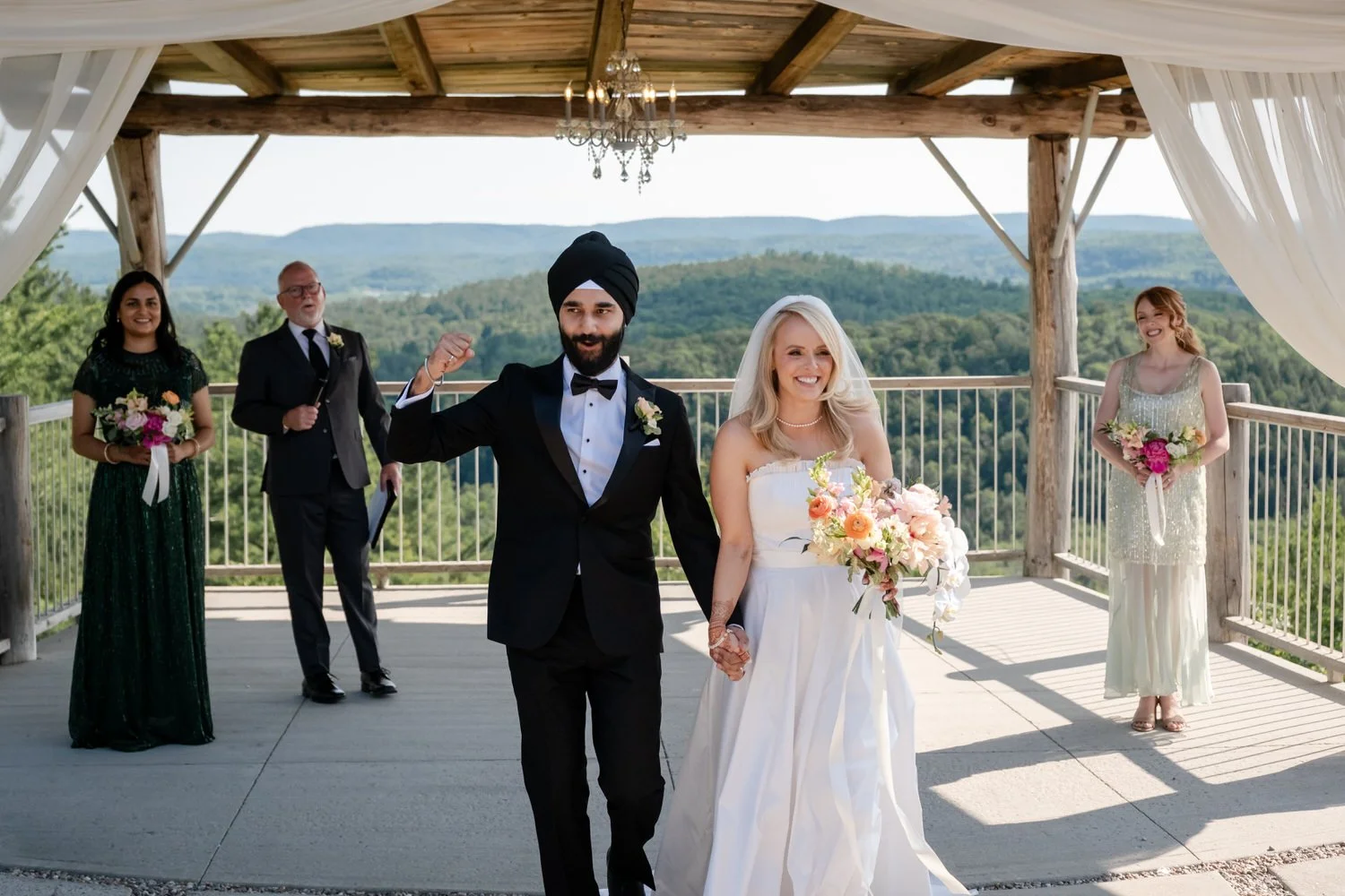 photo from a le belvedere wedding ceremony