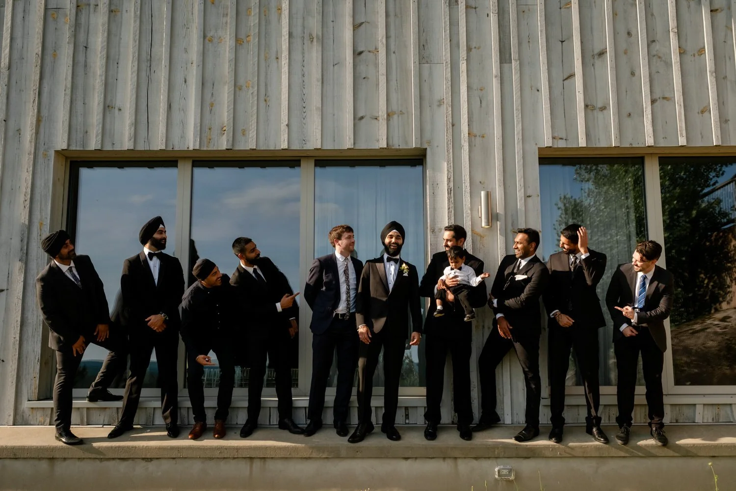 Groomsmen portraits at a le belvedere wedding