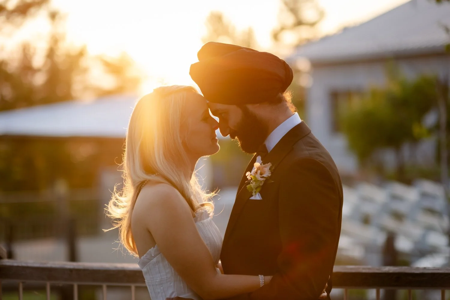sunset portrait at le belvedere
