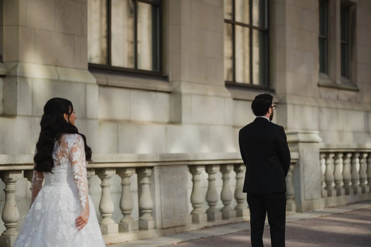First look photograph outside of the chateau laurier in downtown ottawa