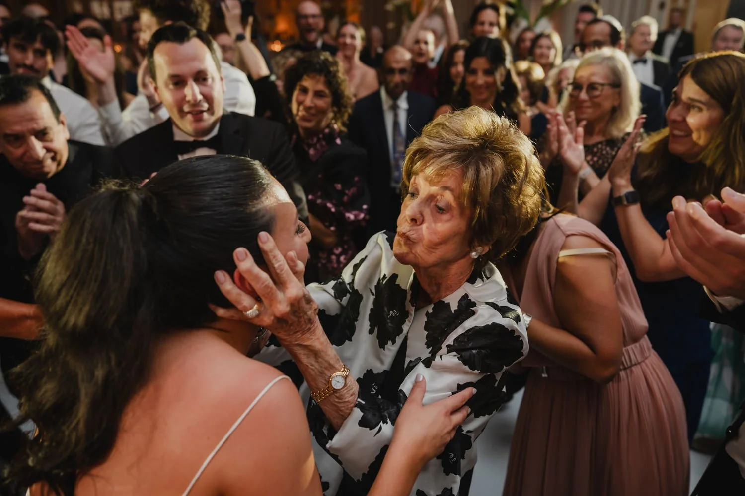 hora dance party at a chateau laurier wedding