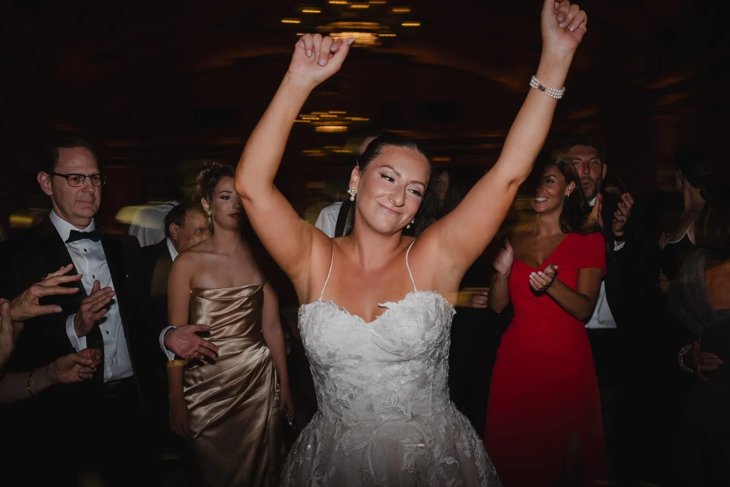 hora dance party at a chateau laurier wedding