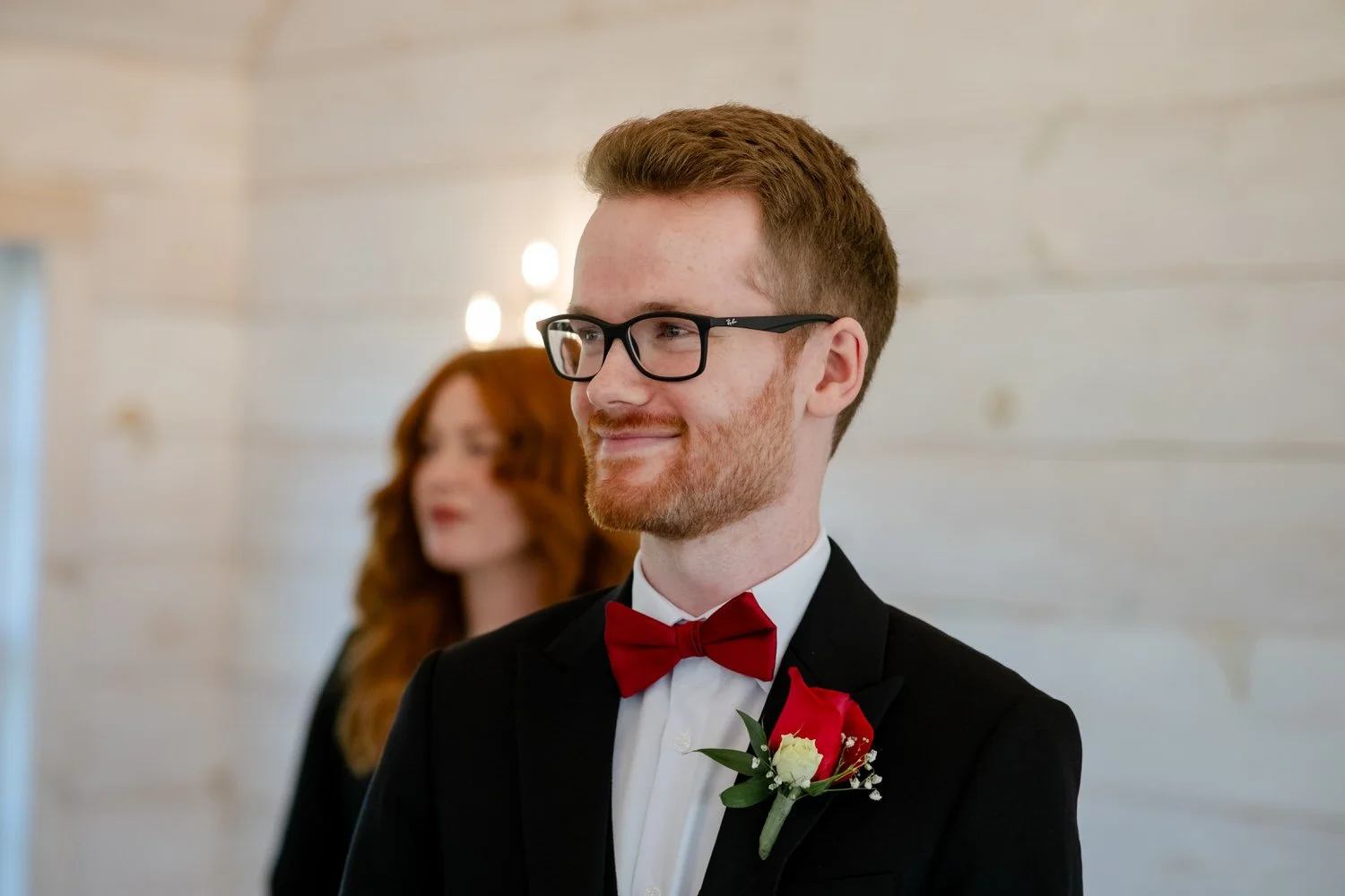 photos from a wedding in the ceremony house at stonefields estate