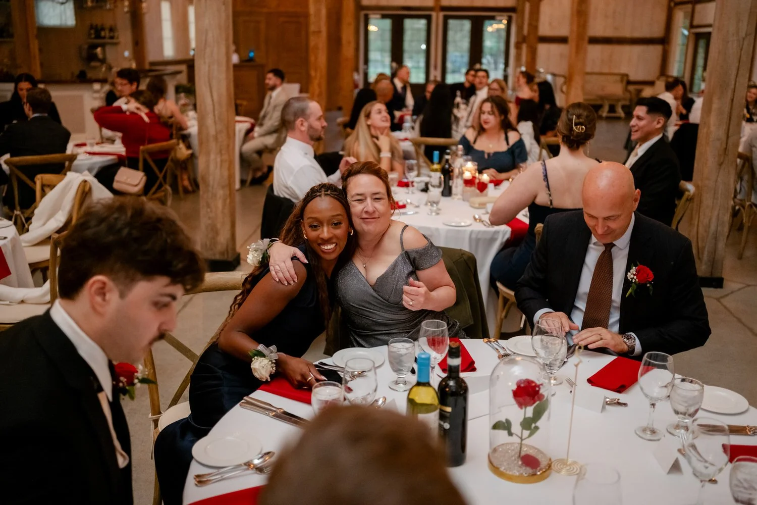 wedding reception photograph at stonefields estate