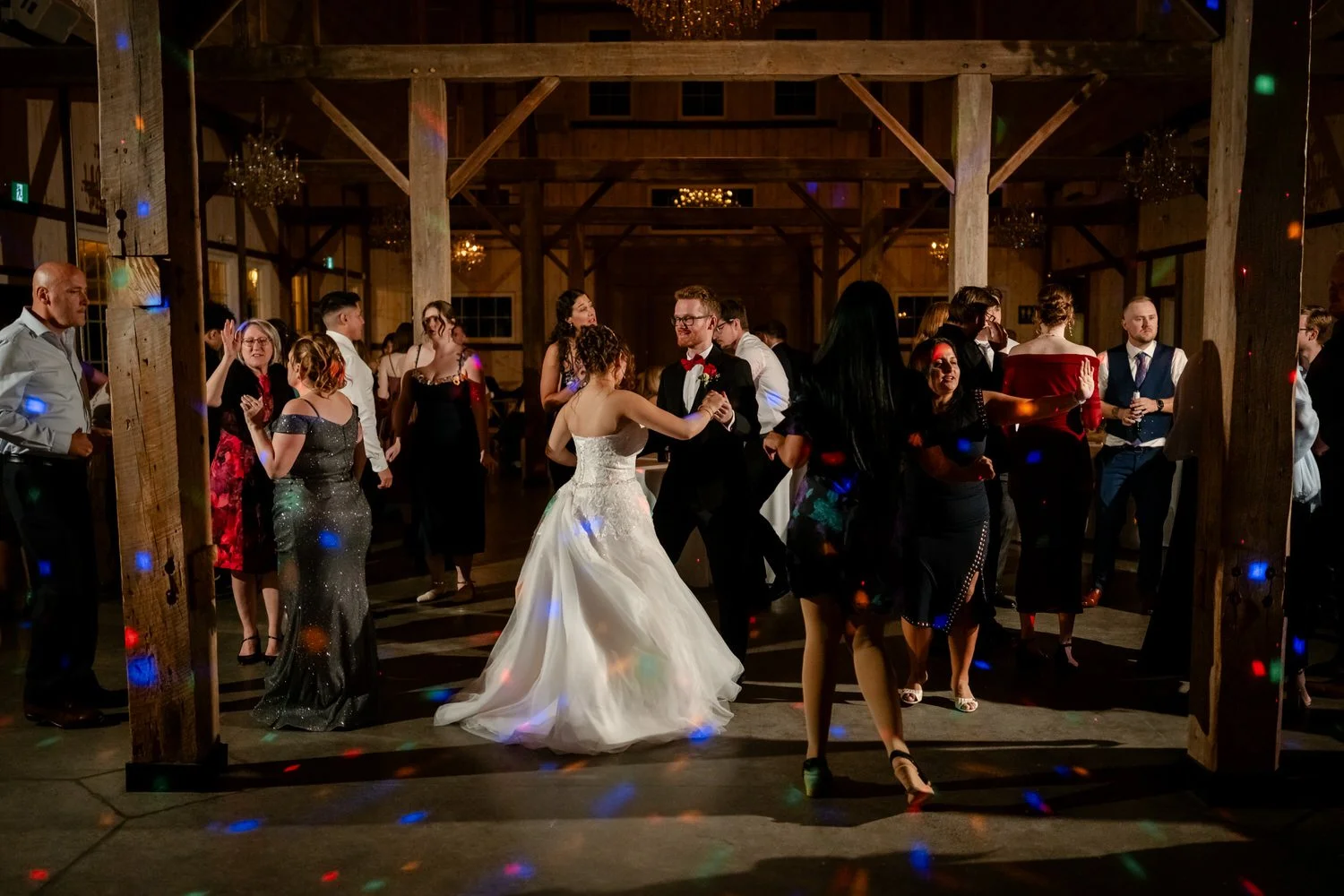wedding reception photograph at stonefields estate
