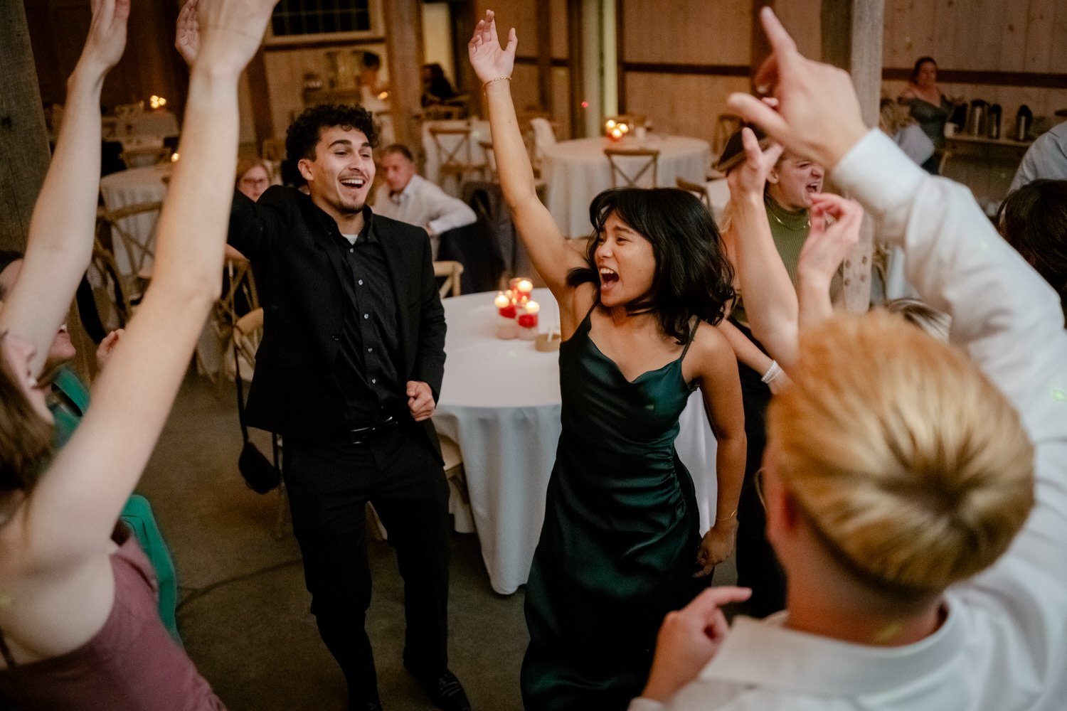 wedding reception photograph at stonefields estate