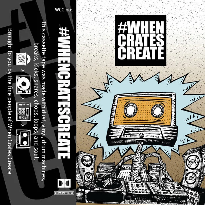 "When Crates Create" Beat Tape compilation artwork