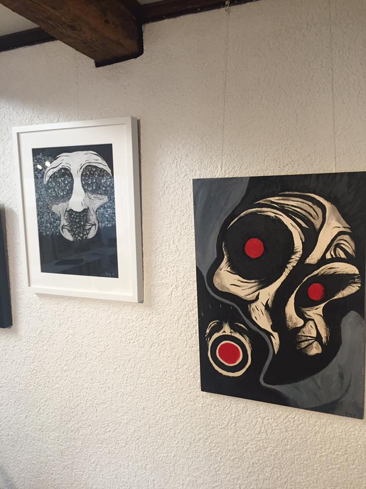 Les tableaux sont accrochés, on attend plus que vous dès samedi 28.05 17h...