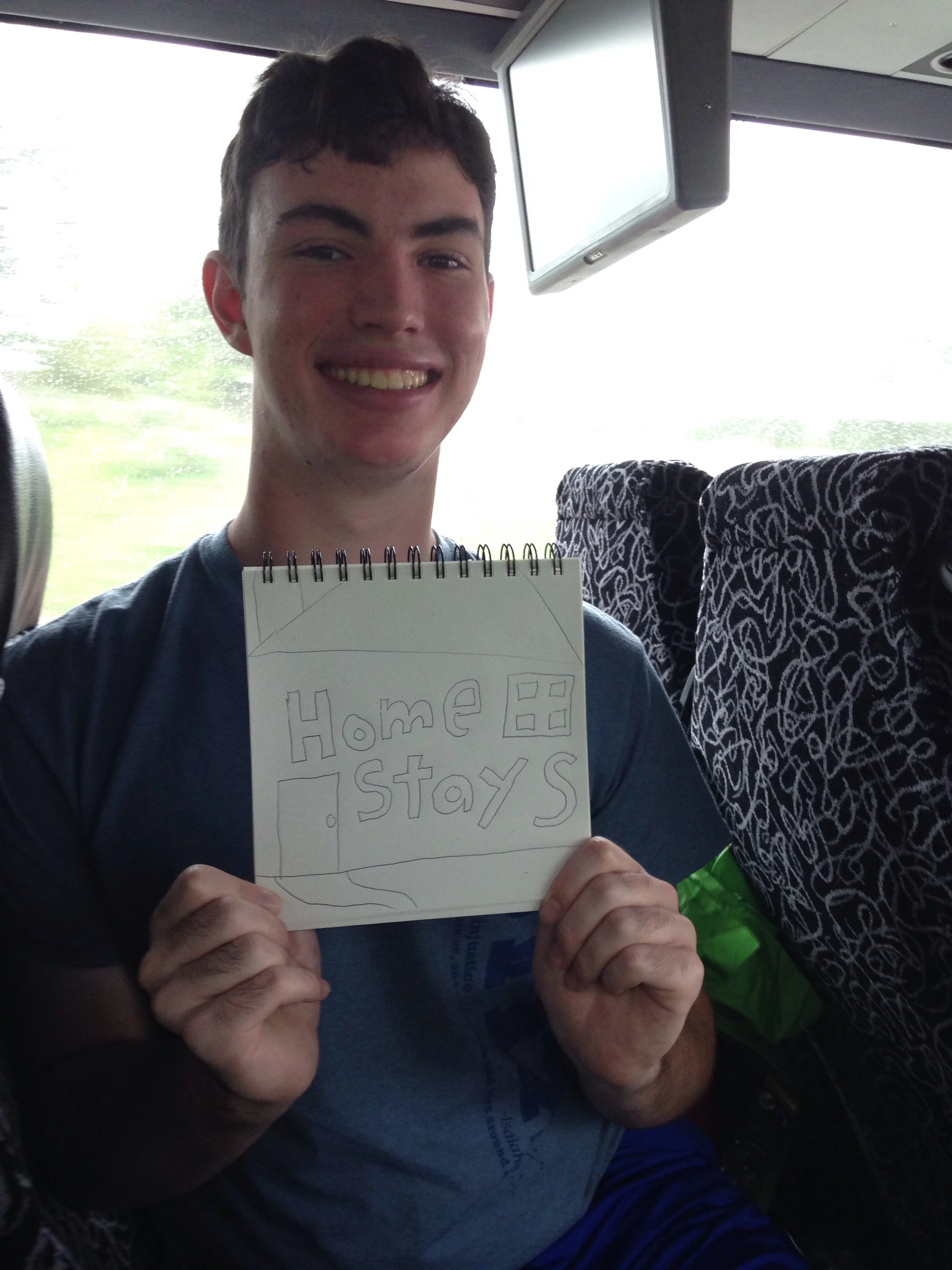 Steven Alvey, sophomore. "Homestays"