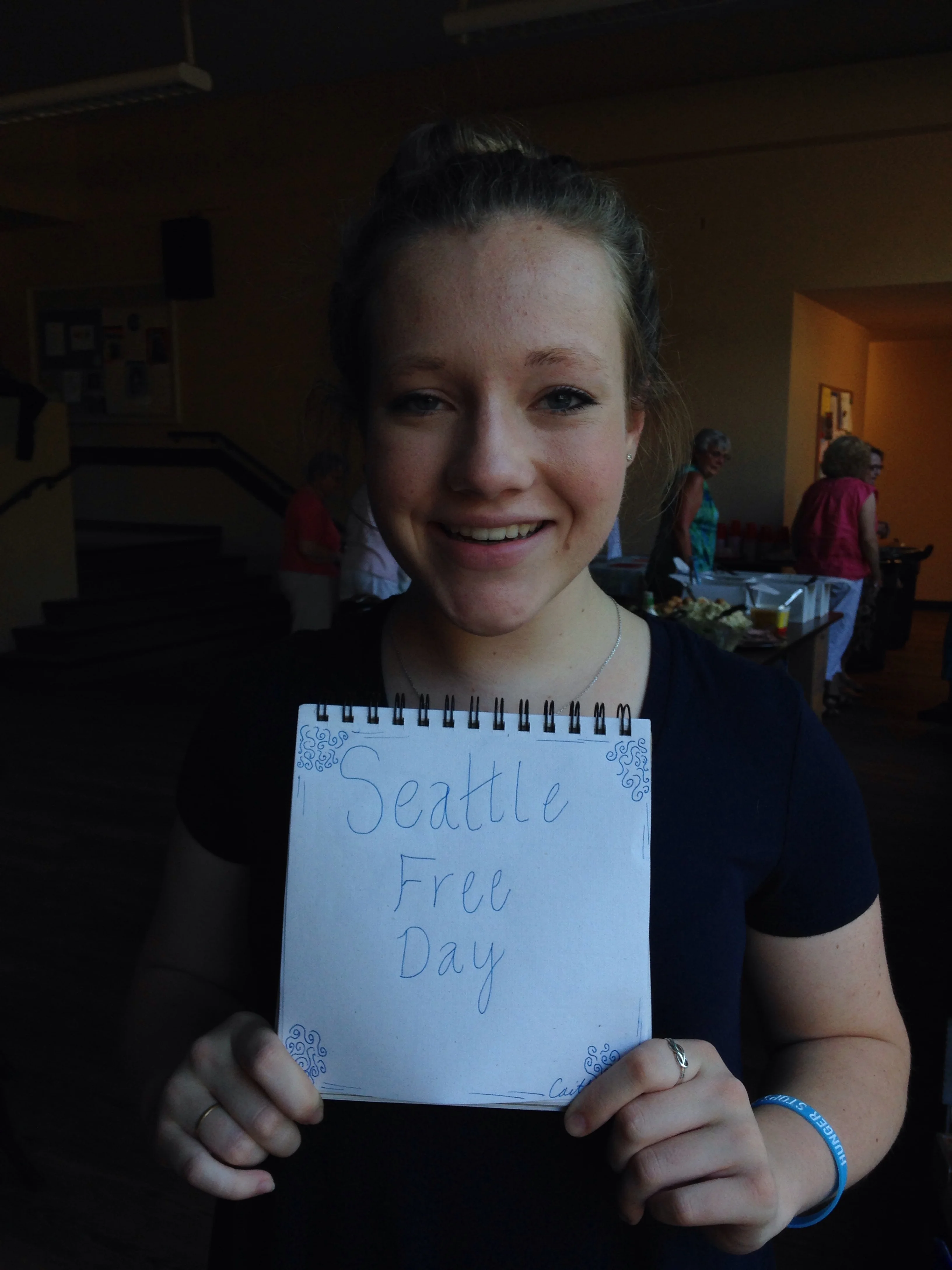 Caitlyn Cyron, junior. "Seattle Free Day"