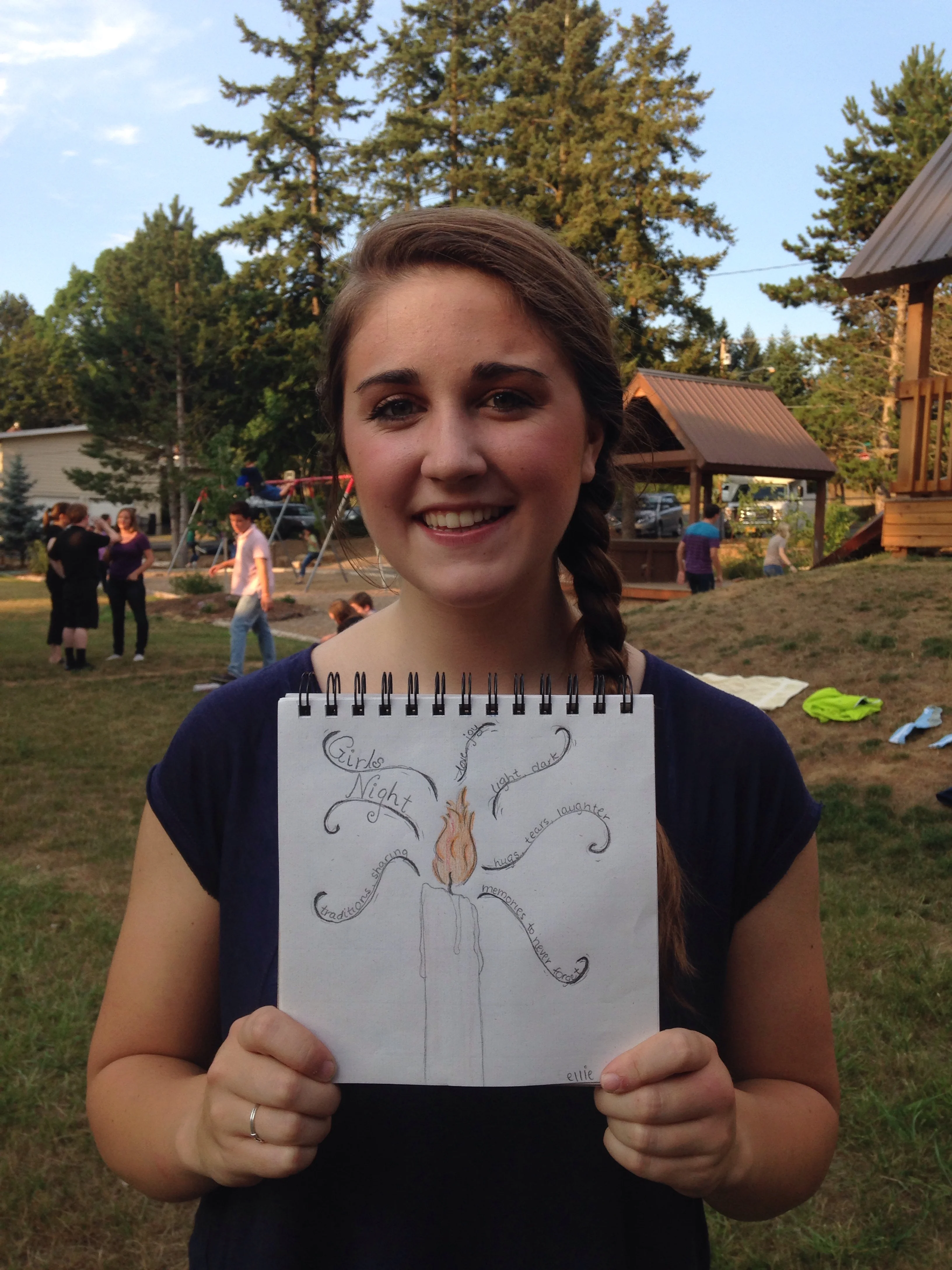Ellie Dupin, junior. "Girls' night"