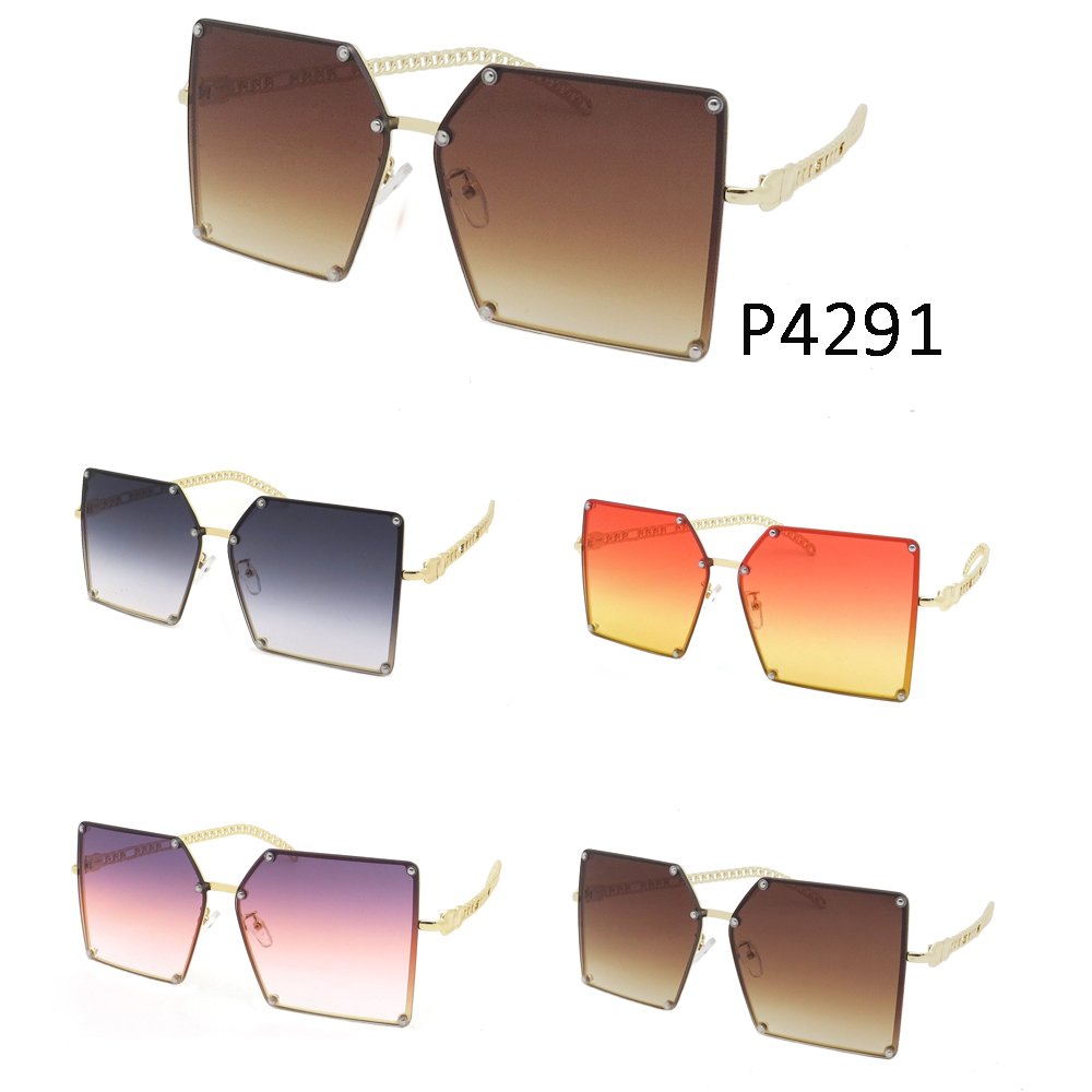 2023 New Metal Chain Women's Square Sunglasses Retro Leopard Pattern Wide  Leg Eyeglass Frame Men's Outdoor Sports Sunnies UV400 - AliExpress