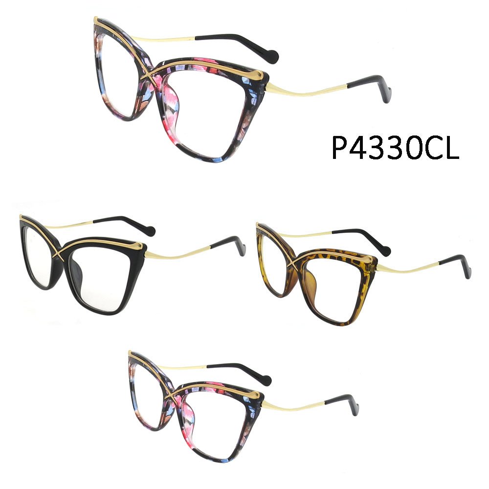 Retro Designer Cat Eye Clear Glasses — POP FASHIONWEAR