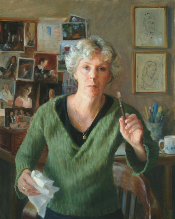Canvas' Eye View , oil on canvas, 30" x 24"