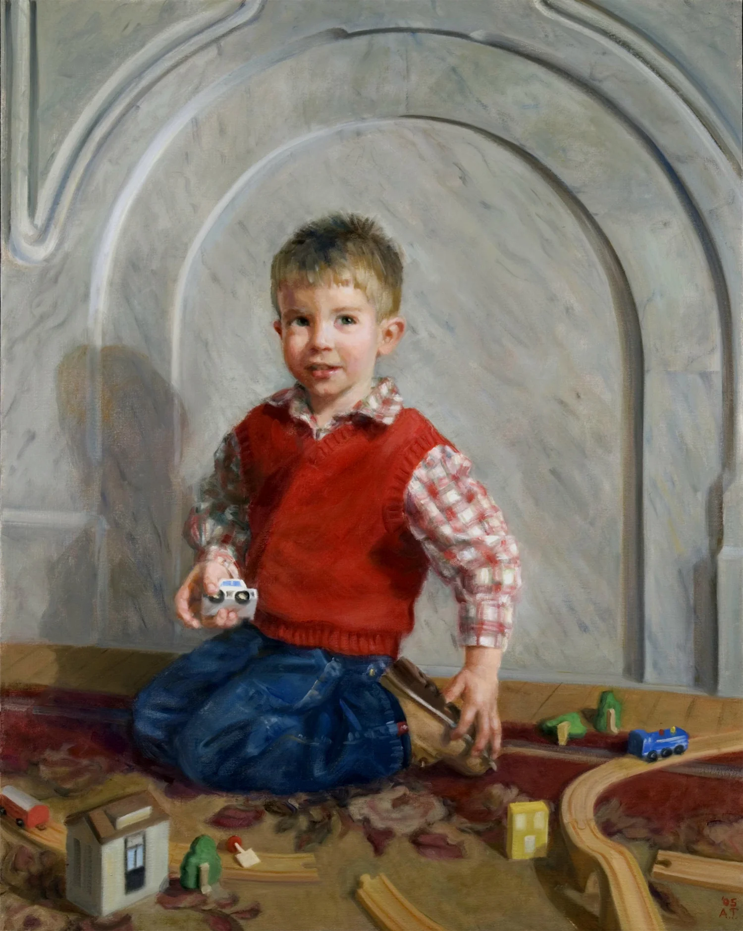 George on Montgomery , oil on linen, 38" x 30" Finalist, Children's Portraits, Members Showcase, Portrait Society of America, 2006
