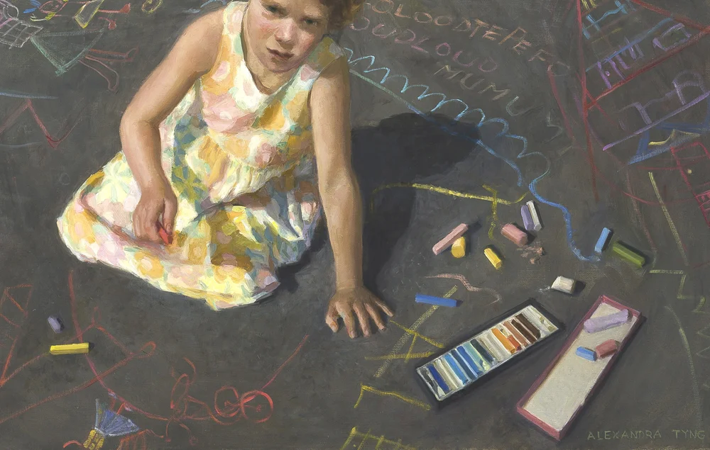 The Letter A, detail