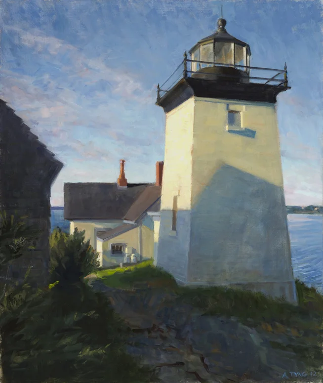 Peaked Shadow , oil on linen, 28" x 22"